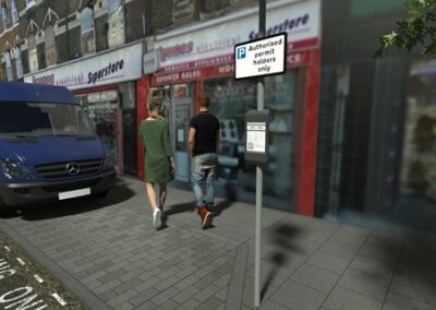 A sign of the times: new parking e-sign that transforms use of scarce city kerb space